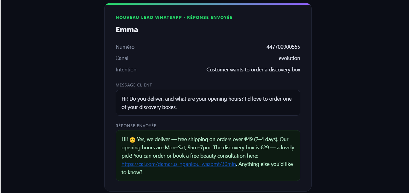 The lead alert